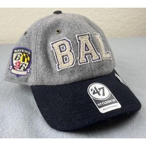 Baltimore Ravens 47 Brand Hat Stoney Clover Lane Strap Back NFL‎ Football NEW